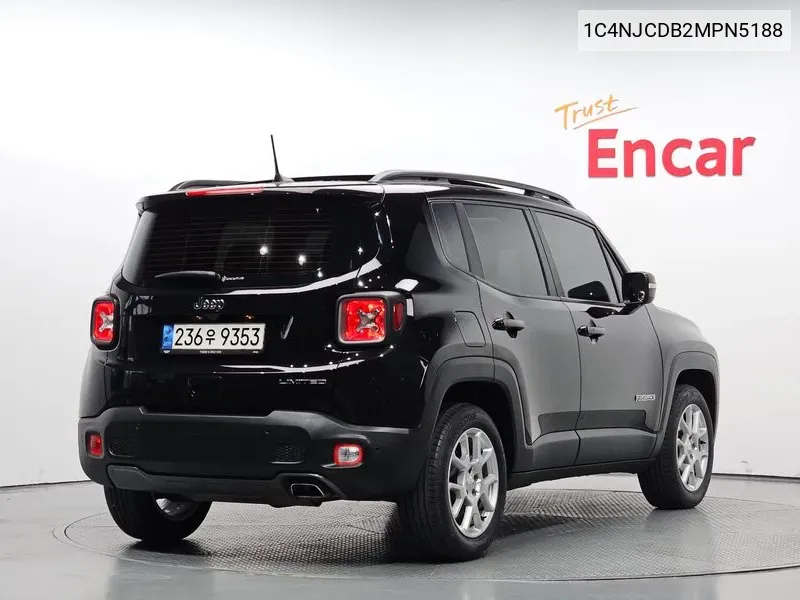 Jeep Renegade 2.4 Limited VIN: 1C4NJCDB2MPN5188 Lot: 38281510