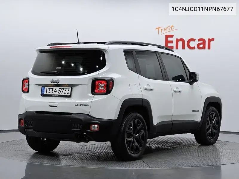 Renegade 1.3 Limited VIN: 1C4NJCD11NPN67677 Lot: 39603513