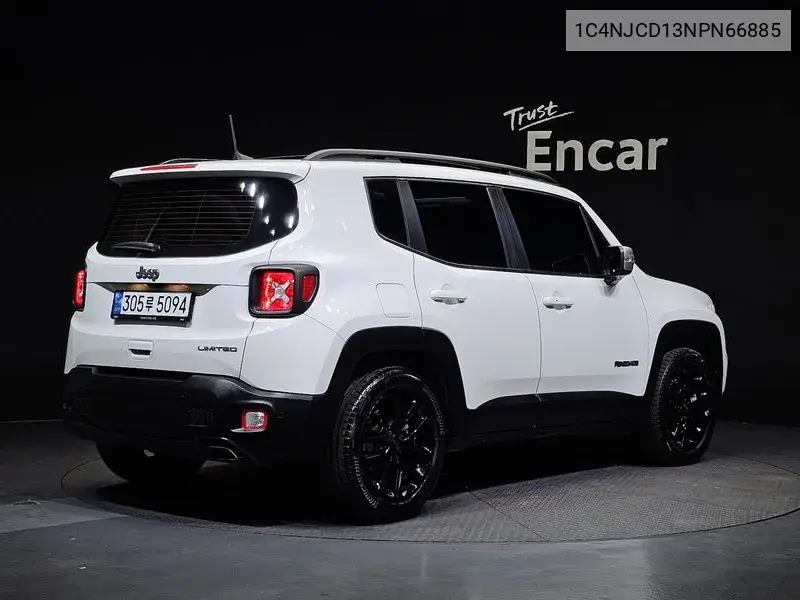 Renegade 1.3 Limited VIN: 1C4NJCD13NPN66885 Lot: 39834199