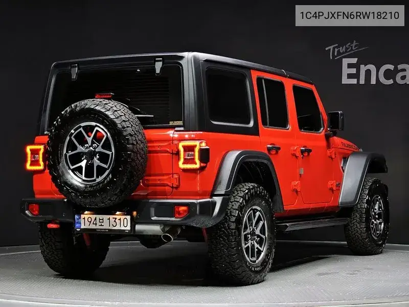 Wrangler (Jl) 2.0 Rubicon 4 Door VIN: 1C4PJXFN6RW18210 Lot: 40130618