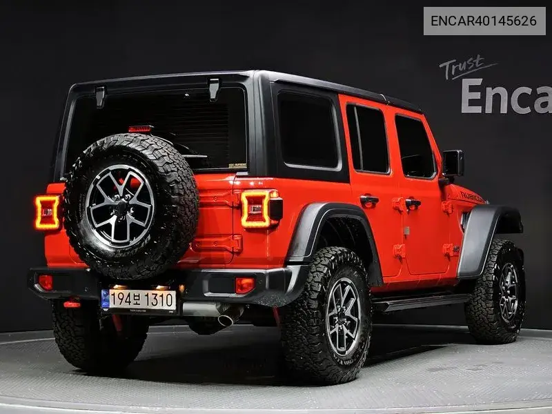 Wrangler (Jl) 2.0 Rubicon 4 Door VIN: ENCAR40145626 Lot: 40145626