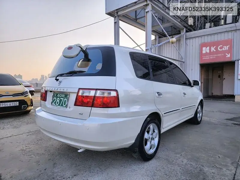 Karens Ii Lpg 2.0 Gx General Type VIN: KNAFD52335K393325 Lot: 39452557