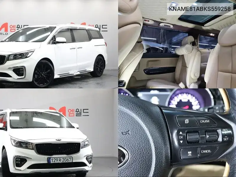 The New Carnival 9 -Seater Noblesse Special VIN: KNAME81ABKS559258 Lot: 39970034
