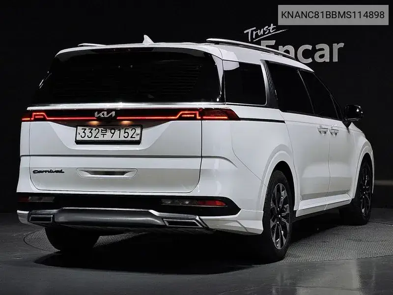 Carnival 4Th Generation 9 -Seater Noblesse VIN: KNANC81BBMS114898 Lot: 39973365