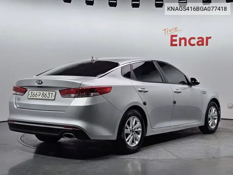 K5 2Nd Generation Lpi Mx Luxury VIN: KNAGS416BGA077418 Lot: 39620966