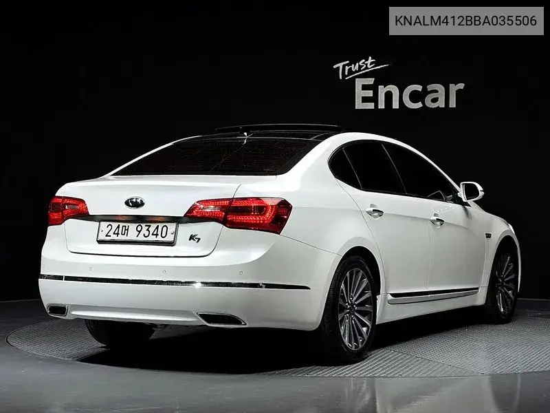 K7 Vg270 Luxury Premium VIN: KNALM412BBA035506 Lot: 39582289