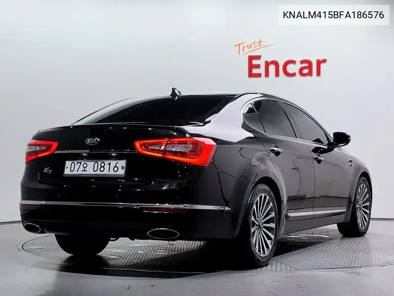 The New K7 2.4 Gdi Prestige VIN: KNALM415BFA186576 Lot: 39946995