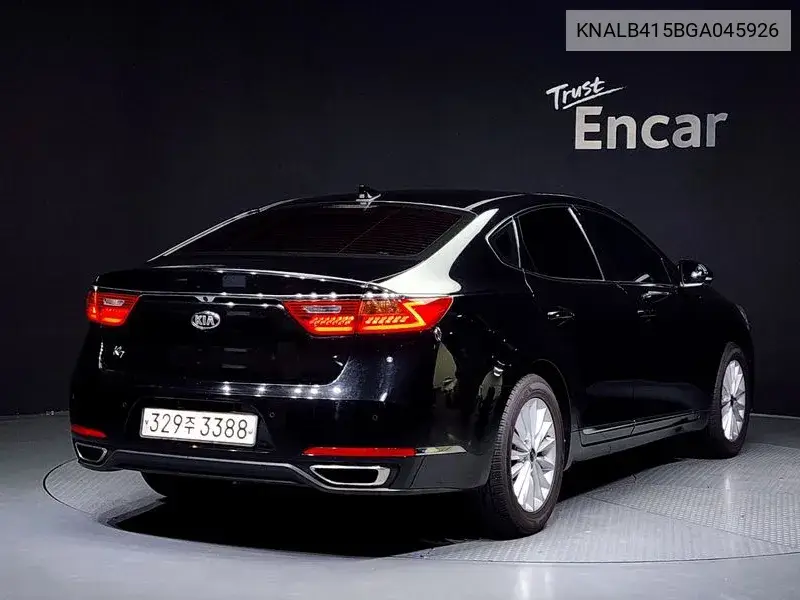 All New K7 2.4 Gdi Prestige VIN: KNALB415BGA045926 Lot: 39950479