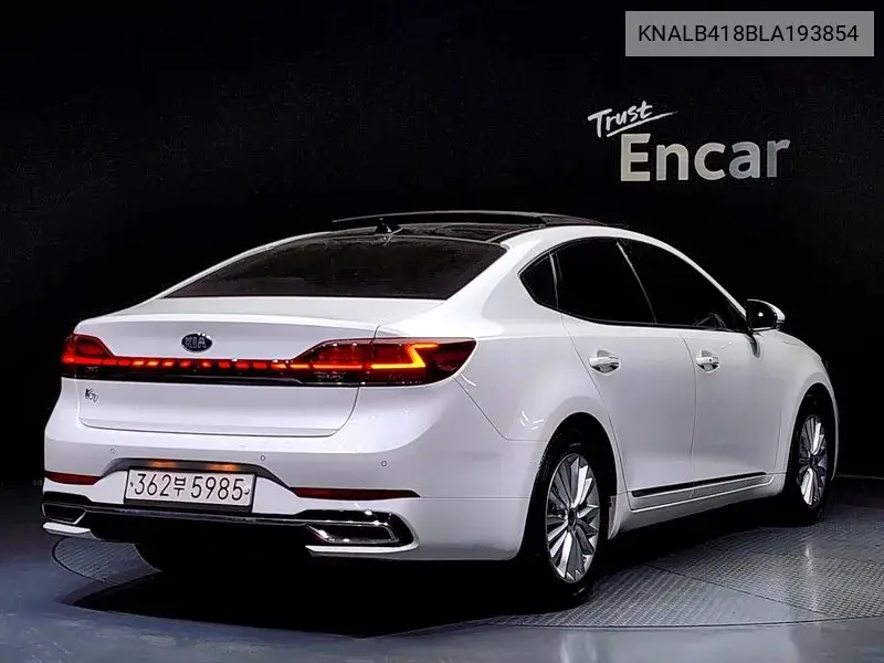 K7 Premier 3.0 Lpi Trendy (Rent -A -Car) VIN: KNALB418BLA193854 Lot: 39621363
