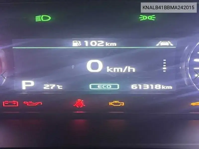 K7 Premier 2.5 Gdi Prestige VIN: KNALB41BBMA242015 Lot: 39624792