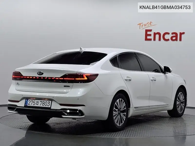 K7 Premier Hybrid Prestige VIN: KNALB41GBMA034753 Lot: 39968005