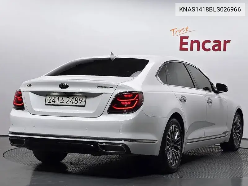 The K9 3.8 Gdi Platinum Ⅰ VIN: KNAS1418BLS026966 Lot: 39627399