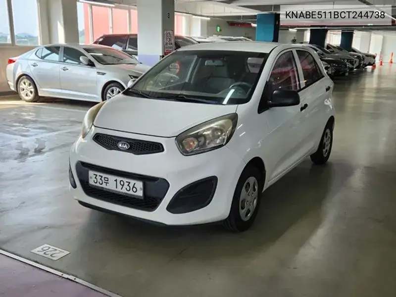 All New Morning Smart VIN: KNABE511BCT244738 Lot: 39957737