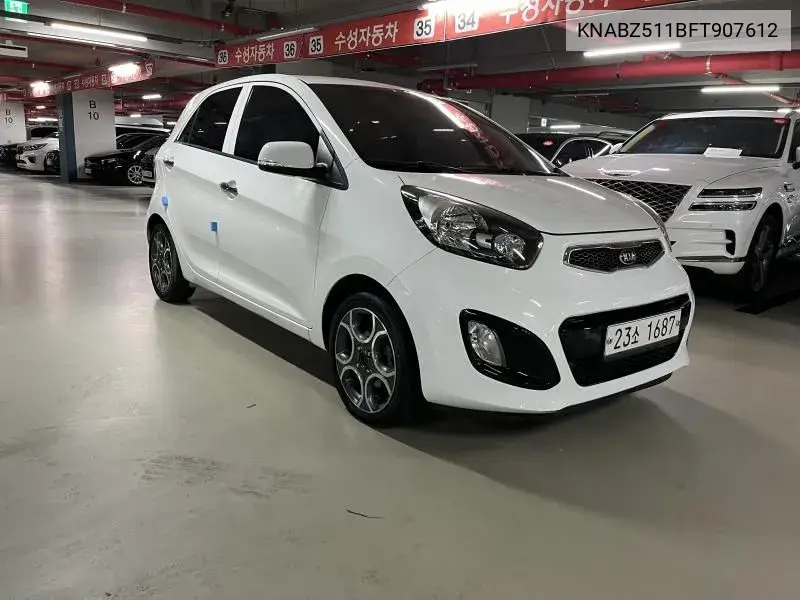 All New Morning Luxury VIN: KNABZ511BFT907612 Lot: 39970651