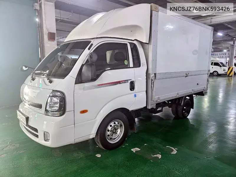 The New Bongo Iii Wing Body 1 Ton King Cap VIN: KNCSJZ76BNK593426 Lot: 39632127