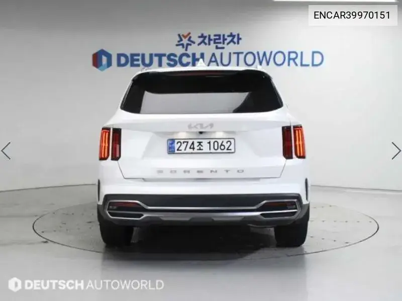 Sorento 4Th Generation Diesel 2.2 2Wd Noblesse VIN: ENCAR39970151 Lot: 39970151