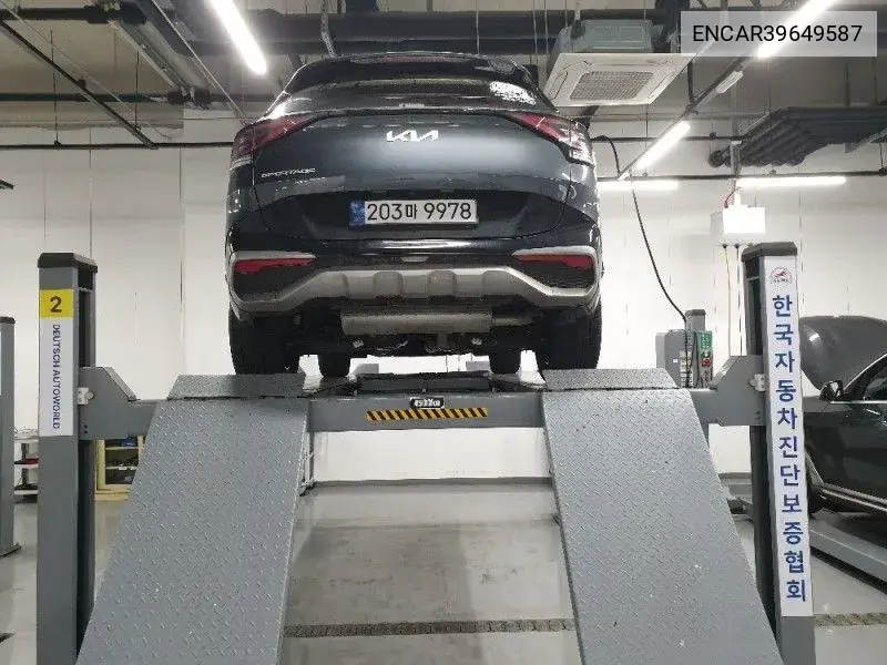 Sportage 5Th Generation Gasoline 1.6 Turbo 2Wd Noblesse VIN: ENCAR39649587 Lot: 39649587