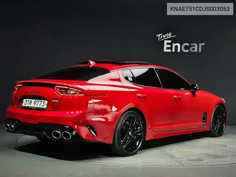 Stinger 3.3 Turbo Awd Gt VIN: KNAE751CDJS003053 Lot: 40054355