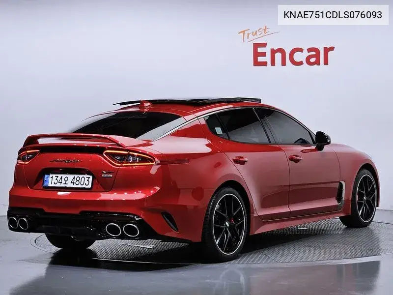 Stinger 3.3 Turbo Awd Gt VIN: KNAE751CDLS076093 Lot: 40039504