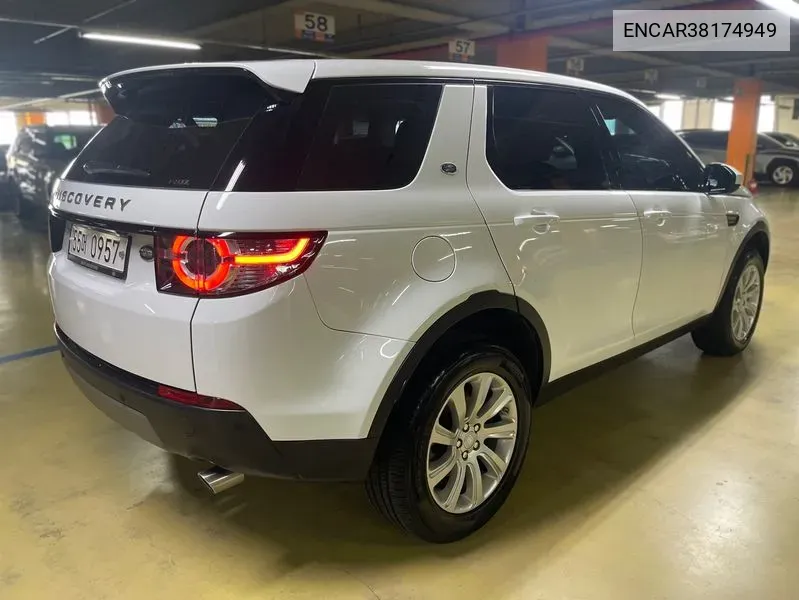 Land Rover Discovery Sports 2.0 Td4 Se VIN: ENCAR38174949 Lot: 38174949