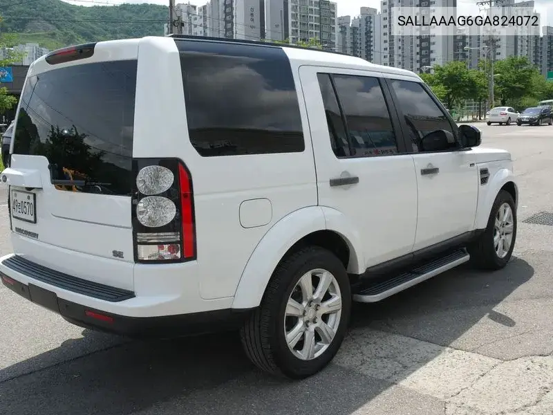 Discovery 4 3.0 Sdv6 Se VIN: SALLAAAG6GA824072 Lot: 39690646