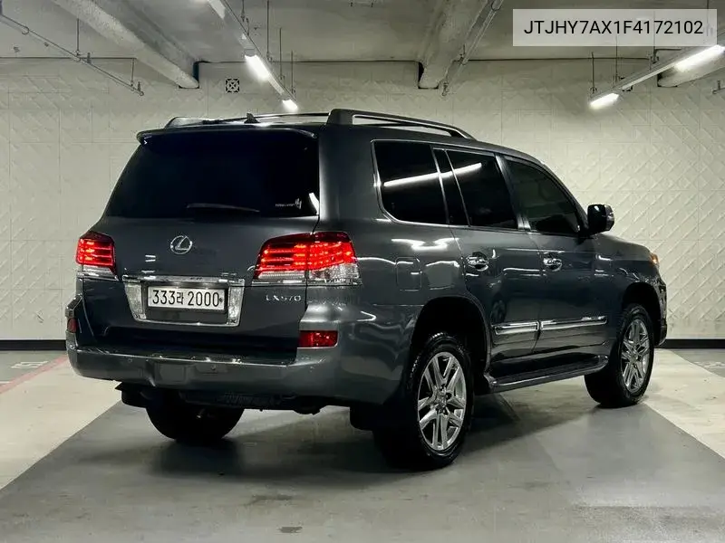 Lx 570 J200 VIN: JTJHY7AX1F4172102 Lot: 39299527