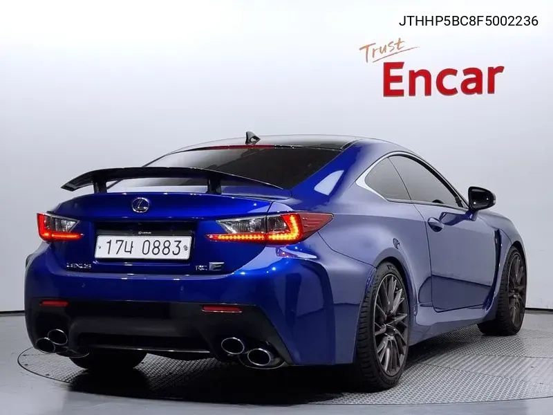 Rc F 5.0 1St Generation VIN: JTHHP5BC8F5002236 Lot: 38579599
