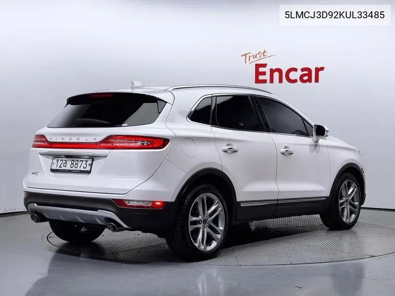 Mkc 2.0 Awd VIN: 5LMCJ3D92KUL33485 Lot: 37708132