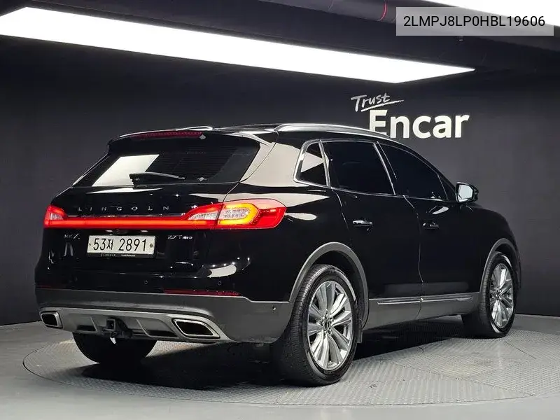 Mkx 2Nd Generation 2.7 Awd VIN: 2LMPJ8LP0HBL19606 Lot: 40141702
