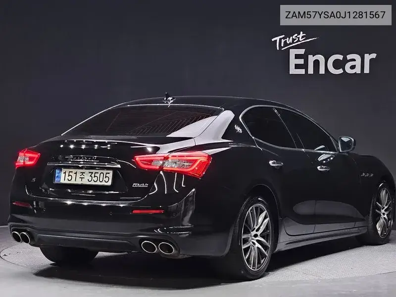 Gibli 3.0 3Rd Generation VIN: ZAM57YSA0J1281567 Lot: 39967500