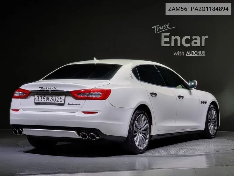 Maserati Quattroporte 3.0 Diesel VIN: ZAM56TPA2G1184894 Lot: 37980285