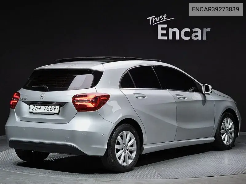 A-Class W176 A200 VIN: ENCAR39273839 Lot: 39273839