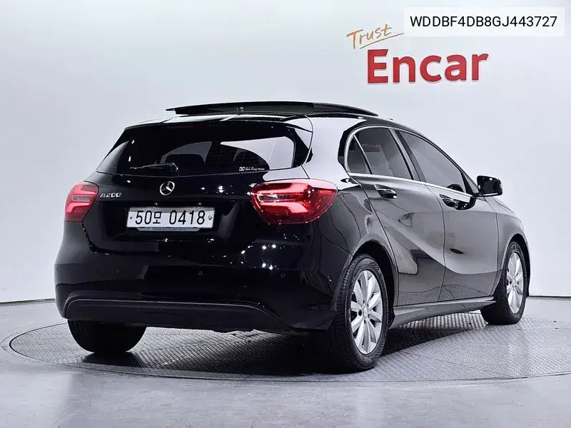 A-Class W176 A200 VIN: WDDBF4DB8GJ443727 Lot: 39378334