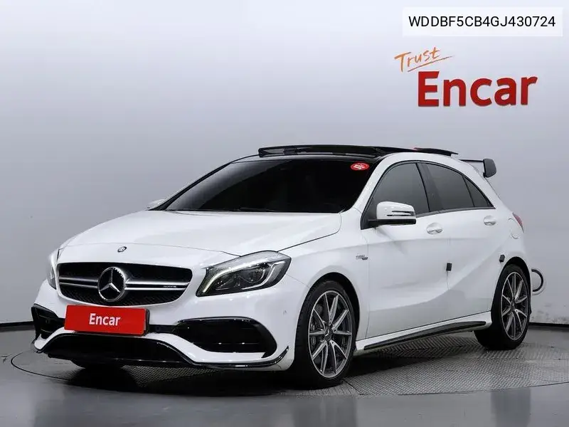 A-Class W176 A45 Amg 4Matic VIN: WDDBF5CB4GJ430724 Lot: 39581283