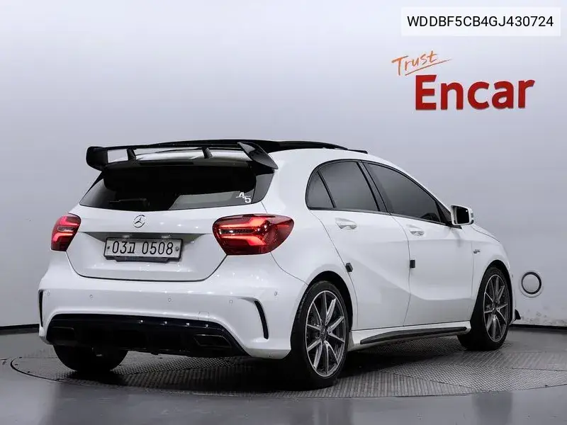 A-Class W176 A45 Amg 4Matic VIN: WDDBF5CB4GJ430724 Lot: 39581283