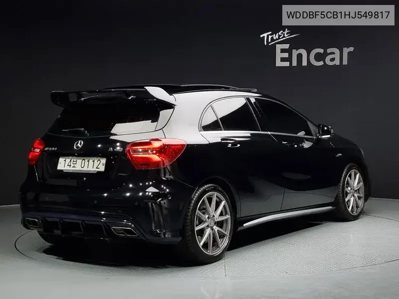 A-Class W176 A45 Amg 4Matic VIN: WDDBF5CB1HJ549817 Lot: 39586359