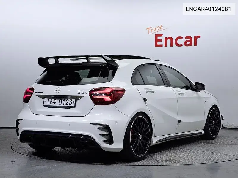 A-Class W176 A45 Amg 4Matic VIN: ENCAR40124081 Lot: 40124081