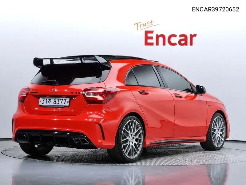 A-Class W176 A45 Amg 4Matic VIN: ENCAR39720652 Lot: 39720652