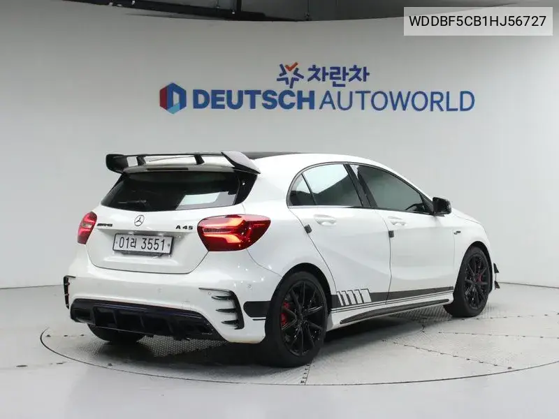 A-Class W176 A45 Amg 4Matic VIN: WDDBF5CB1HJ56727 Lot: 40144820