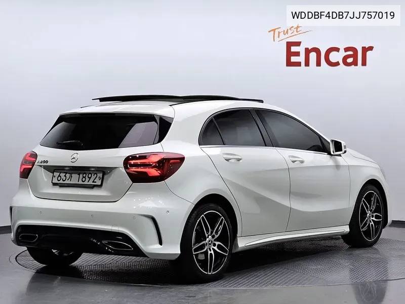 A-Class W176 A200 Amg Line VIN: WDDBF4DB7JJ757019 Lot: 38465265