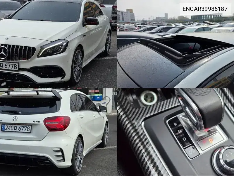 A-Class W176 A45 Amg 4Matic VIN: ENCAR39986187 Lot: 39986187