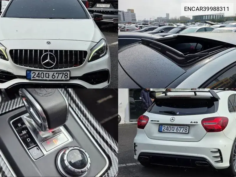 A-Class W176 A45 Amg 4Matic VIN: ENCAR39988311 Lot: 39988311