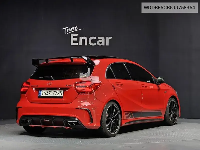 A-Class W176 A45 Amg 4Matic VIN: WDDBF5CB5JJ758354 Lot: 40103341