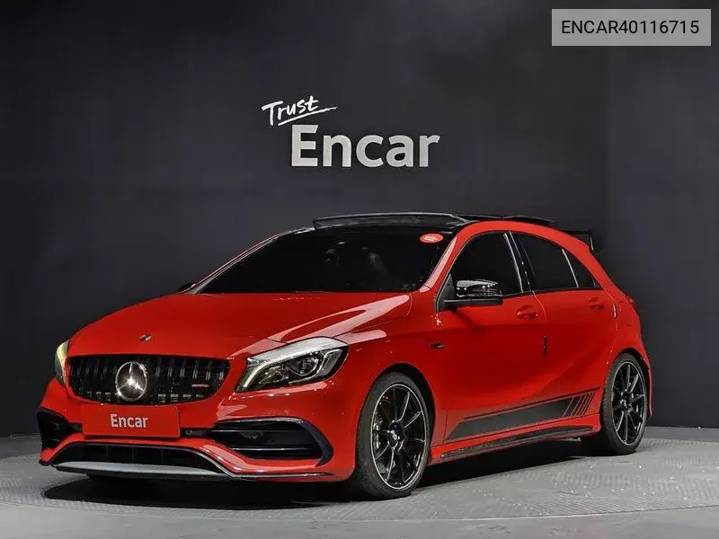 A-Class W176 A45 Amg 4Matic VIN: ENCAR40116715 Lot: 40116715