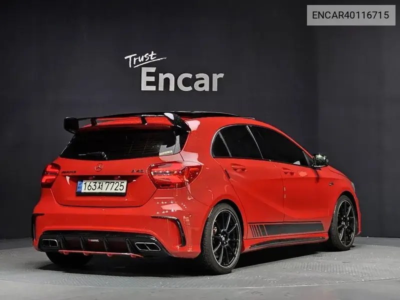 A-Class W176 A45 Amg 4Matic VIN: ENCAR40116715 Lot: 40116715