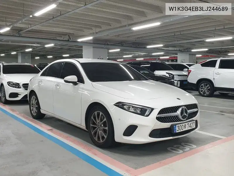 A-Class W177 A220 Sedan VIN: W1K3G4EB3LJ244689 Lot: 39574766