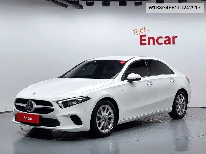 A-Class W177 A220 Sedan VIN: W1K3G4EB2LJ242917 Lot: 39941862