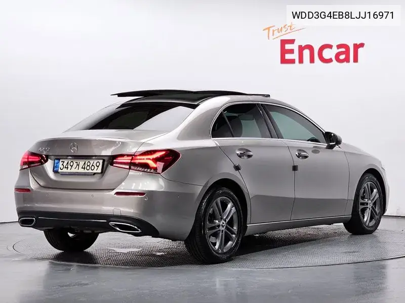 A-Class W177 A220 Sedan VIN: WDD3G4EB8LJJ16971 Lot: 39949453