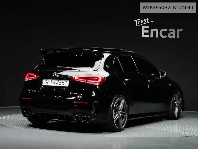 A-Class W177 Amg A45 4Matic+ Hatchback VIN: W1K3F5DB2LN174640 Lot: 39951120