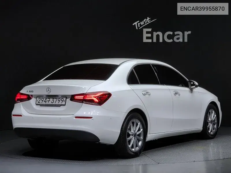A-Class W177 A220 Sedan VIN: ENCAR39955870 Lot: 39955870